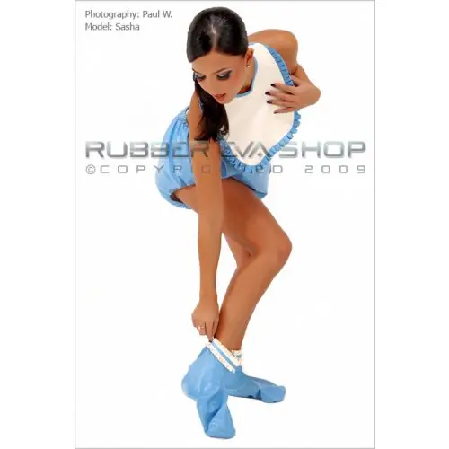 Frilly Rubber Booties