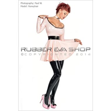Short Rubber Circle Skirt