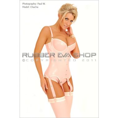 Steel Boned Heavy Rubber Corselet