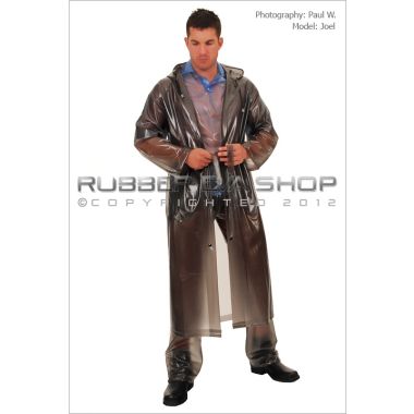 Mens Long Plastic Raincoat