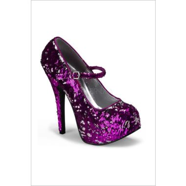 Teaser Platform Shoe With Sequins Style 7